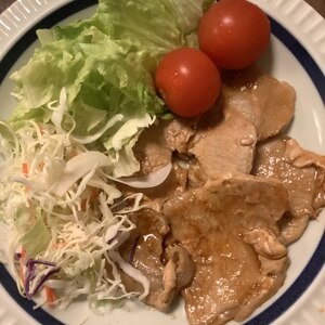 豚肉のケチャップしょうが焼き